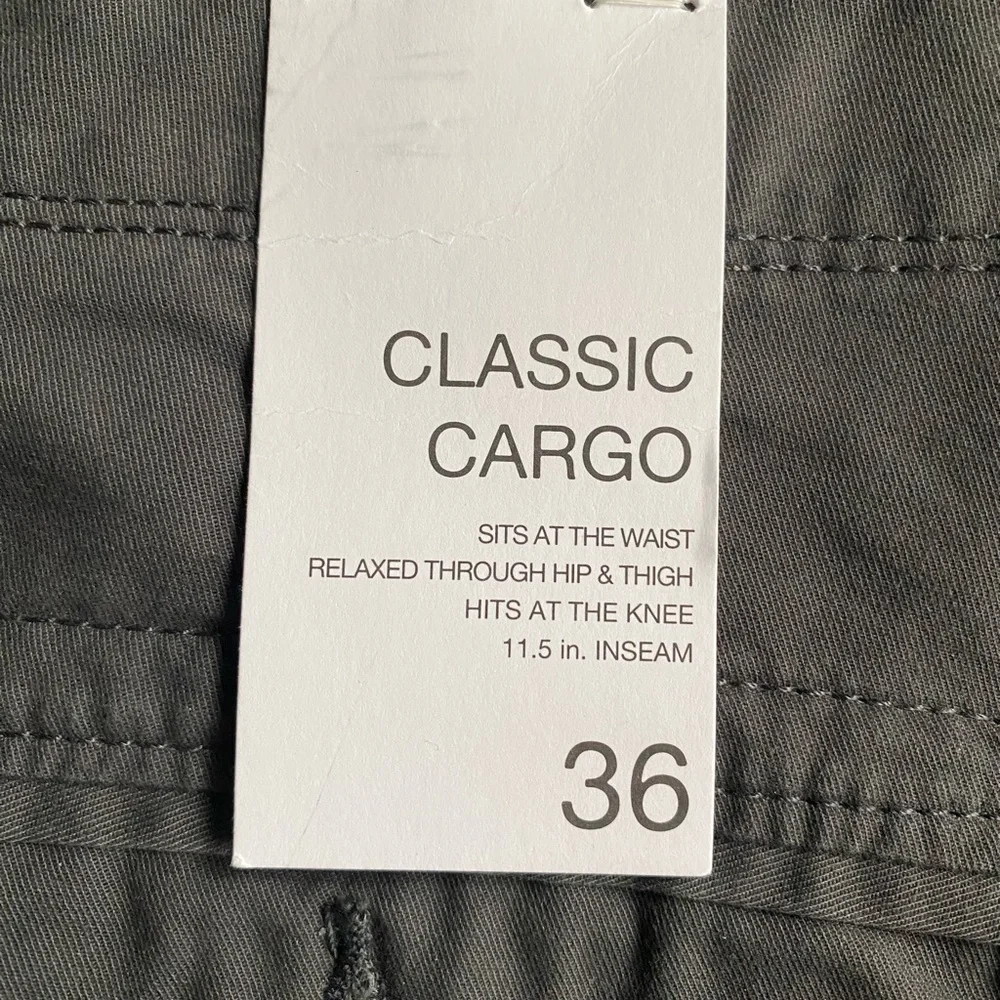 Sonoma Classic Cargo, Dark Gray, Men’s Shorts, New, 36, Gift / School / Casual - Picture 4 of 7